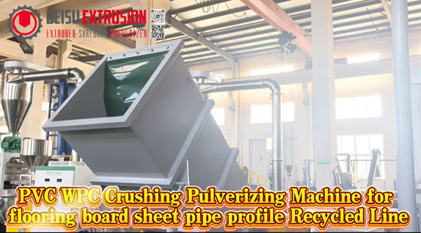 SPC WPC PVC Recycling Line: Heavy Duty Crusher Pulverizer Machine in America,Poland, Algeria, Brazil